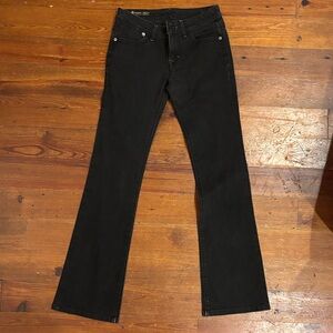 DL1961 Women's Black Flare Jeans